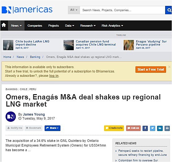 Omers,EnagsM&AdealshakesupregionalLNGmarket